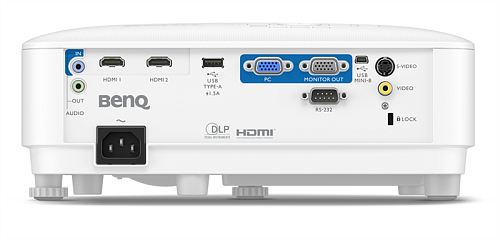 BenQ Projector MS560 DLP 800х600 SVGA 4000AL, 20000:1, 4:3, TR 1,96-2,15, zoom 1.1x, 10Wx1, VGA, D-Sub, HDMIx2,WHITE, 2.3 kg