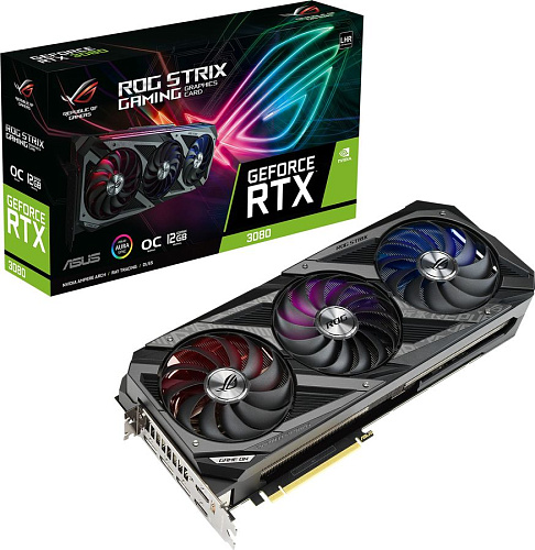 Видеокарта/ ROG-STRIX-RTX3080-O12G-GAMING