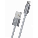 HOCO HC-32205 X2/ USB кабель Micro/ 1m/ 2.4A/ Нейлон/ Tarnish