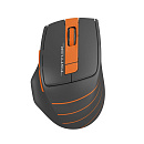 Мышь A4Tech Fstyler FG30 серый/оранжевый оптическая (2000dpi) беспроводная USB (6but)