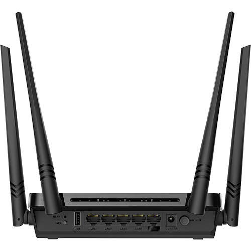 Маршрутизатор D-LINK Маршрутизатор/ AC1200 Wi-Fi EasyMesh Router, 1000Base-T WAN, 4x1000Base-T LAN, 4x5dBi external antennas, USB port, 3G/LTE support