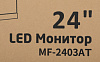 Монитор Pinebro 23.8" MF-2403AT черный IPS LED 5ms 16:9 HDMI M/M матовая HAS Piv 1000:1 250cd 178гр/178гр 1920x1080 75Hz DP FHD USB 3.75кг