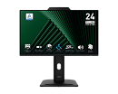 Монитор MSI PRO MP242PMG 23.8" 16:9 FHD(1920x1080) IPS Flat,Webcam,1ms(MPRT),1500:1,100M:1,300nit,1xHDMI,1xDP,1xVGA,2xUSB-A,1xUSB-B,Speaker,Tilt,Swive