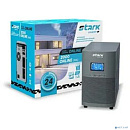 STARK COUNTRY 2000 Online 16А ИБП 2000 ВА/1800 Вт {Напольный, 110-300В, 4 х ЕВРО, Smart-slot, USB, RS232, EPO, БЕЗ АКБ - внешние батареи 4 шт от 4,5А