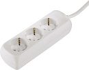 Сетевой удлинитель Hama H-30528 1.4м (3 розетки) белый