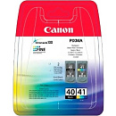 Canon PG-40/CL-41 Набор картриджей для Pixma IP1200/1600/2200/6210D/6220D, MP150/170/450