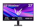 Монитор LG 27" 27G411A-B, 16:9, IPS, FHD, 1/5ms, 250cd, 144Hz, HDMI, DP