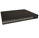 PoE Коммутатор OSNOVO SW-84804/L(800W) Управляемый L2+ PoE коммутатор Gigabit Ethernet на 48 RJ45 PoE + 4 x GE SFP порта. Порты: 4 x GE (10/100/1000Ba