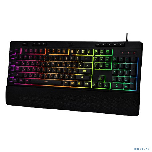 Redragon Клавиатура Shiva RU [77526] {Проводная игровая, RGB, 26 anti-ghost keys }