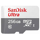 Micro SecureDigital 256GB SanDisk Ultra microSDXC class 10 UHS-1 (SDSQUNR-256G-GN3MN)