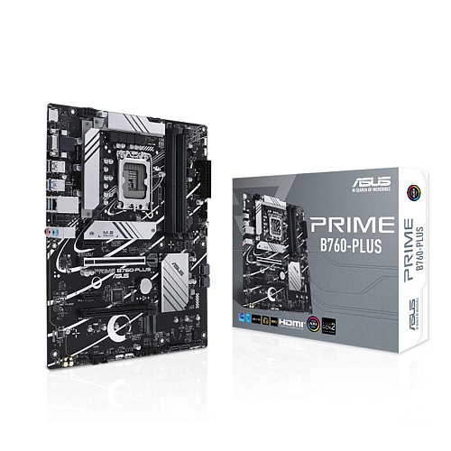 Материнская плата ASUS PRIME B760-PLUS LGA1700 ATX 4xDDR5 2xPCIEx16 2xPCIEx1 3xM.2 USB-C DP HDMI VGA 2.5GLAN