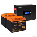 Exegate EX297432RUS Комплект ИБП EX295994RUS + батарея 45Ач EX285666RUS 2шт (инвертор, синус, для котла, PF=1, настенный) ExeGate IdealSine SR-1500.LC