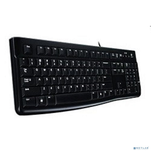 920-002506 Logitech Клавиатура K120 Black USB EER оригинальная заводская гравировка RU/LAT