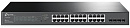 Коммутатор/ 28-Port Gigabit Smart Switch with 24-Port PoE+, 24 Gigabit PoE+ Ports, 4 Gigabit SFP Slots EUplug
