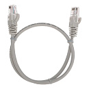 Rexant (02-0100-05) Патч-корд U/UTP, CAT 5e, RJ45-RJ45, 26AWG, LSZH, серый, 0,5м