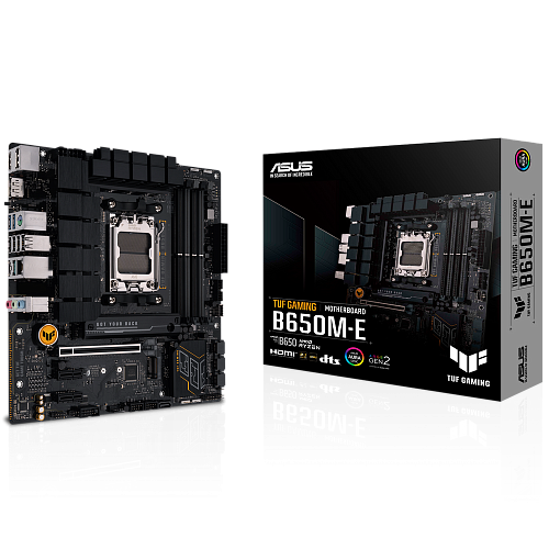 Материнская плата ASUS TUF GAMING B650M-E AM5 mATX 4xDDR5 PCIEx16 2xPCIEx1 2xM.2 USB-C 2xDP HDMI 2.5GLAN