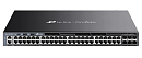 коммутатор TP-Link SG6654XHP, Omada 48-PortGigabit Stackable L3 Managed PoE+ Switch with 6 10GE SFP+ Slots