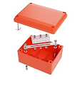 DKC FSB10404 Коробка пластиковая FS с гладкими стенками и клеммниками, IP56,100х100х50мм, 4р, 450V,6A, 4мм.кв