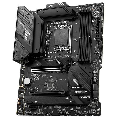 Материнская плата MSI MAG B760 TOMAHAWK WIFI B760, LGA1700, 4*DDR5, 2*PCIEx16, 1*PCIEx1, 3*M.2, 2*TypeC, 4*USB3.2Gen2, 2*USB3.2Gen1, 8*USB2.0, 4*SATA3