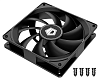Вентилятор для корпуса ID-COOLING FL-12025K 120x120x25мм (80шт./кор, 3pin, черный, 1250об/мин, супертихий) BOX