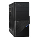 Корпус Minitower ExeGate BA-201 (mATX, без БП, 2*USB, аудио, черный)