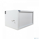 NTSS Шкаф настенный антивандальный пенал NTSS WAP 6U 600?400мм, 2 профиля 19, сварной, серый RAL 7035 NTSS-WAP6U6040