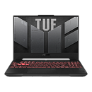 Ноутбук/ ASUS TUF A17 FA707NU-HX070 17.3"(1920x1080 (матовый, 144Hz) IPS)/AMD Ryzen 5 7535HS(3.3Ghz)/16384Mb/1024PCISSDGb/noDVD/Ext:nVidia GeForce