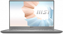 Ноутбук MSI Modern 15 A11SBU-475RU Core i7 1165G7 16Gb SSD512Gb NVIDIA GeForce MX450 2Gb 15.6" IPS FHD (1920x1080) Windows 10 Home grey WiFi BT Cam