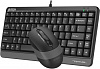 Клавиатура + мышь A4Tech Fstyler F1110 клав:черный/серый мышь:черный/серый USB Multimedia (F1110 GREY)