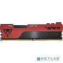 Память DDR4 8Gb 3200MHz Patriot PVE248G320C8 RTL Gaming PC4-25600 CL18 DIMM 288-pin 1.35В