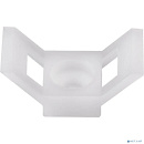 Rexant (07-2104) Площадка для крепления стяжки 29х15х5 мм, белая (100 шт/уп)