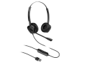 Гарнитура для IP телефонов Fanvil HT302-U Fanvil, USB Headset, Leather cushions, 260° bendable boom arm, Dual Color LED Indicator, Supports ENC techno