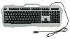 Клавиатура Оклик 747G FROZEN серый/черный USB Multimedia for gamer LED