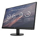 HP P27v G4 27 Monitor 1920x1080 FHD, IPS, 16:9, 300 cd/m2, 1000:1, 5ms, 178°/178°, VGA, HDMI, Tilt, Low Blue, Black Head, NEW (repl. 3PL17AA)