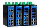 Неуправляемый промышленный Fast Ethernet коммутатор, 8 x 100M RJ45, питание 85~264VAC/DC, монтаж на DIN-рейку