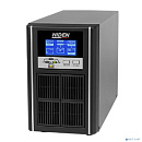 ИБП HIDEN EXPERT UDC9201S, встроенные АКБ в корпусе (3х7А/ч), 1 kVA/0,9 {ИБП с двойным преобразованием напольного исполнения 1000 ВА / 900 Вт встроенн