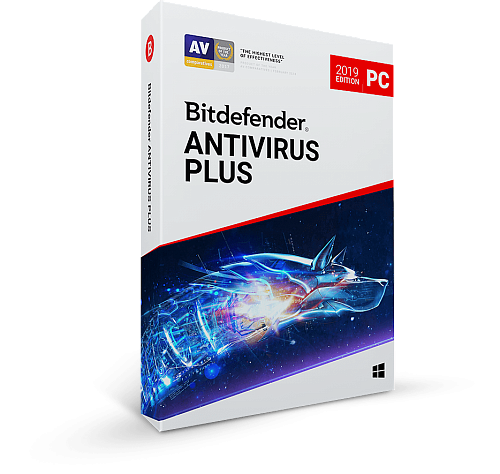 Bitdefender Antivirus Plus 2020, 1 год, 1 ПК