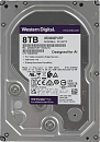 Жесткий диск Western Digital Purple Pro HDD 3.5" SATA 8Тb, 7200 rpm, 256MB buffer (DV&NVR + AI), WD8002PURP, 1 year