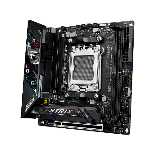 Материнская плата ASUS ROG STRIX B850-I GAMING WIFI AM5 mini-ITX 2xDDR5 PCIEx16 2xM.2 2xUSB-C HDMI 2.5GLAN WIFI 7