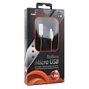Cablexpert Кабель USB 2.0 CC-P-mUSB02Gd-1.8M AM/microB, серия Platinum, длина 1.8м, золотой, блистер