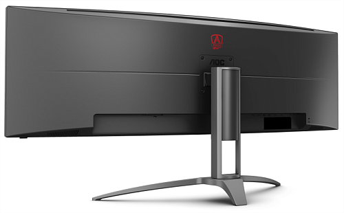 49" AOC AG493UCX Curved 1800R 5120x1440 120Гц VA LED 32:9 4ms 2*HDMI DP USB-C/4xUSB3.2 80M:1 3000:1 178/178 550cd Tilt HAS Swivel Speakers 2*5w Black