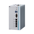 Встраиваемый безвентиляторный компьютер ICO320-83C-N3350-4POE-COM-CAN-WT-DC, монтаж на DIN-рейку, процессор Intel® Celeron® N3350, 1.1GHz, DDR3L-186