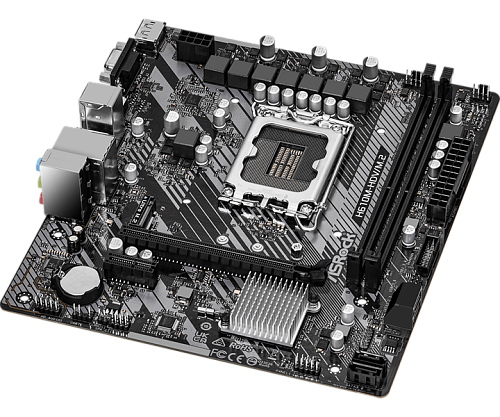 ASROCK H610M-HDV/M.2 R2.0, LGA1700, H610, 2*DDR4, 4*SATA, 1*M.2, 2*USB 3.2, 4*USB 2.0, 1*PCIx16, 1*PCIx1, D-Sub+HDMI+DP, mATX