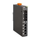 Коммутатор 4 x PoE 10/100BaseTX, многомод, 2 оптических порта, разъем SC, металлический корпус