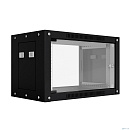 NTSS Шкаф настенный телекоммуникационный NTSS WS 15U 600х600х770мм, 2 профиля 19, дверь стеклянная, боковые стенки съемные, разобранный, черный RAL 90