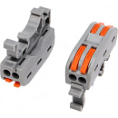 Rexant 07-5239 Клемма СМК 222-422D проходная 2-полюсная, с креплением на DIN-рейку (0,08-4 мм?) серая (50 шт./уп.)