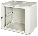 Шкаф настенный серии Pro, 4U 600x450, стеклянная дверь Шкаф настенный серии Pro, 4U 600x450, стеклянная дверь