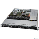 Supermicro SYS-610C-TR (X12DDW-A6, CSE-LA15TQC-R860AW) 1U, 2 x LGA4189, 4x 3.5"" hot-swap SATA/SAS, 2x PCIe 3.0 x2 2280, 16 DIMM, 1+1 860W