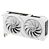 Видеокарта/ VGA ASUS NVIDIA GeForce DUAL-RTX4060-O8G-EVO-WHITE 8GB, GDDR6/128-bit, PCIe 4.0, 1xHDMI 2.1a, 3xDP, 2.5-slot 90YV0JCB-M0NA00