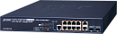Коммутатор Planet коммутатор/ L3 8-Port 10/100/1000T 75W 802.3bt PoE + 2-Port 10/100/1000T + 2-Port 10G SFP+ Managed Switch (240W PoE Budget, ERPS Ring, ONVIF,